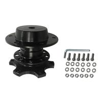 For Seat 2001 2002 2003 2004 2005 2006 EP-CA0011 Quick Release Snap Off Sport Steering Wheel Hub Adapter YIJIAVSX(Black)