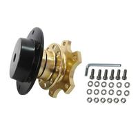 For Seat 2001 2002 2003 2004 2005 2006 EP-CA0011 Quick Release Snap Off Sport Steering Wheel Hub Adapter YIJIAVSX(Gold)