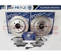 FOR SEAT ALHAMBRA 1.4 TSi 2.0 TDi 2010- FRONT MEYLE PD BRAKE DISCS PADS 312mm
