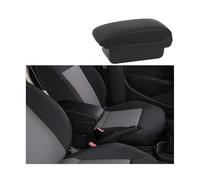 For Seat For Arona Armrest Box Car Armrest Box Internal Modification USB Charging Ashtray Car Accessories(B1-black black no usb)