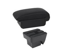 For Seat For Arona For Ibiza Car Armrest Storage Box With Usb Accessories Car Armrest Box(B1 black line 3USB)
