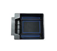 For Seat For Ateca 2017-2022 Car Armrest Storage Box Central Control Container Car Interior Stowing Tidying Accessories(Blue)