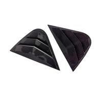 For Seat For Ibiza 2008 2009 2010 2011 2012 Car Rear Louver Window Side Shutter Cover Trim Sticker Vent Scoop Carbon Fiber ABS(Carbon)