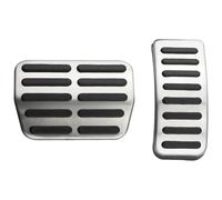 For Seat For Ibiza 6k 6L 6J For Cordoba For Leon For Toledo 1M 1995-2004 Car Pedals Stainless Steel Gas Brake Dead Rest Pedal Covers Clutch Brake Pedal(AT Without Rest)