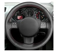 For Seat For Ibiza 6L For Leon 2007 2008 2006 Car Steering Wheel Braid Cover Hand Sewing Auto Interior Accessories Wrap Car Steering Wheel Cover(White Thread)