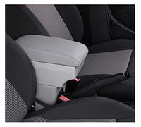 For Seat For Ibiza Armrest Box For Ibiza 6j For Ibiza 6L Central Store Content Storage Box With Cup Holder Ashtray Products With USB Center Console Organizer Tray(A5 grey 7USB)