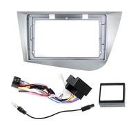 For Seat For Leon 2 MK2 For Altea XL 2004-2015 Car Radio Fascia Frame Optional Cable CAN Dash Fitting Panel Kit 9inch Host Unit
