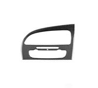 For Seat For Leon 2005-2012 Carbon Fiber Car Central Radio Navigation AC CD Control Panel Frame Trim Center Console Control Panel Trim(RHD A)
