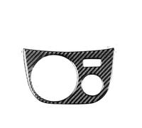 For Seat For Leon 2005-2012 LHD RHD Car Cup Holder Panel Soft Carbon Fiber Sticker(Black,Right Hand Drive)
