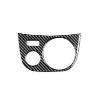 For Seat For Leon 2005-2012 LHD RHD Car Cup Holder Panel Soft Carbon Fiber Sticker MCQNDS(Black,Left Hand Drive)