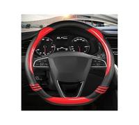 For Seat For Leon For 5F For Mk3 2013 2014 2015 2016 2017 2018 2019 2020 2021 2022 For Ibiza 6J 2022 Car Steering Wheel Cover Steering Cover(RED D SHAPE)