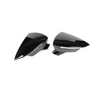 For Seat For Leon For Lion 5F III ST FR For Cupra For Ibiza 6F V KJ1 For Arona KJ7 Replacement Mirror Case Covers Wing Mirror Cover Cap(Gloss Black)