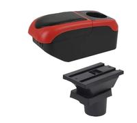For Seat For Mii Car Armrest Console Storage Box Cup Holder Accessories PYPFQUMQGR(S1 black-red 6USB)