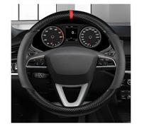 For Seat For Tarraco For Arona For Ateca For Ibiza For Toledo Car Steering Wheels Cover 38cm Car Steering Wheel(BLACK O SHAPE)