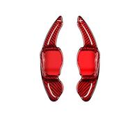 For Seat Leon 1P FR+ Cupra FR copa 1P1 Alhambra 7N MK2 2012 Carbon Fiber Car Steering Wheel Paddle Shift Extend Sticker