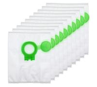 for Sebo Compatible D2 Cleaner Cap Bags - 4-Layer Filtration Dust Bags with Filter Replacement Storm Having D2 Total/Vacuum Airbelt / D2 T (10-Pack Non-Woven White)(10 Pack)