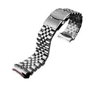 For Seiko Watch Strap Compatible With Abalone Series Diving 22mm SRPE99K1 SRPC91J1/25J1 Fold Buckle Silvery Solid Stainless Steel Watchbands