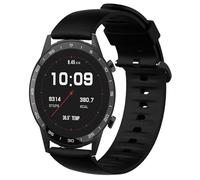 for Sekonda Watches Silicone Replacement Soft Band Wristbands Straps with Stainless Steel Buckle for Men & Women Compatible with SEKONDA Motion Pro/ACTIVE PRO,ACTIVE Plus 45mm,etc (Black, 22mmSize)