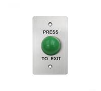 For Self Resetting Push Button Exit Switch 304 Stainless Steel 12VDC NO COM for ACS for access Control System Weather Resistant