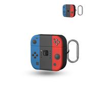 For Sennheiser Accentum open Earphone,Soft Silicone Protective Cover,Skin Case with Carabiner,Full Protection,Red Blue