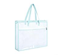 For Sew Project Bags For Quilting-A3 Sewing Craft Organizer Storage With Handle(blue)
