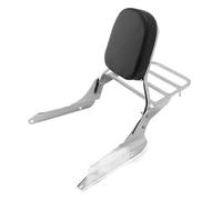 For Shadow Vlx For Vt400-600 1996-2008 Motorcycle Rear Passenger Backrest Sissy Bar Leather Pad Luggage Rack Luggage Rack Shelf Support