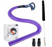 For Shark Navigator, Rotator & Rocket Vacuums: Flexible Crevice Tool for Hard to Reach Places, Dryer Vent Vacuum Attachment (Dryer Vent Cleaner Attachment Kit)
