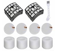 For Shark NV601UK NV601UKT NV600UK NV700UK NV700UKT Compatible Filter Set 2 x Filters, 4 x Foam, 4 x Felt Filters for Optimal Cleaning