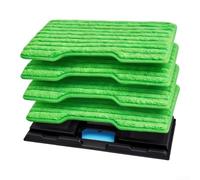 for shark VacMop Mop Cloth Kit 4-Pack Washable Microfiber for | 4-pack washable microfiber cloths, traps dust and pet hair, reinforced weave, fits for shark VacMop