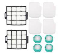 for Shark Vacuum Filter Neutralizer Cartridge Replacement for AZ3002, AZ3000, Stratos, for DuoClean & for PowerFins Models, 4-Pack with Foam and Felt Filters, Pet Hair Capture and Neutralization