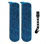 for Shark WW201/WW200/WW201q Hydroduo Cordless Wet Dry Hard Floor Cleaner Vacuum Replacement Main Brush Roller Set - 3 Piece Nylon Accessories Kit