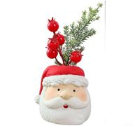 For Shengyuan Resin Christmas Decorations with 3D Snowman Santa and Bear Designs Featuring Classic European Style and Modern Art Elements for Festive Home Decor (A)