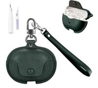 for Shokz OpenDots 2 Case Cover,NOUKAJU Earphone Protective Cover(with Lanyard + Cleaning Pen) Drop-Proof,Scratch-Proof,Shock-Proof,Case for Shokz OpenDots 2(Green)
