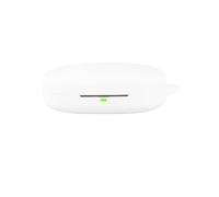 For SHOKZ OpenFit Pro T010, Silicone Case Non Slip Shockproof Dustproof Protective Cover, Earphone OpenFit Pro T010 Soft Shell (White)