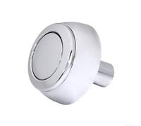 For Siamp Storm 33A Toilet Push Button Flush, Chrome Finis Replacement Toilet Flush Button Fit For Standard Cistern Holes, Ranging From 38mm To 44mm In Diameter(Silver 58mm)