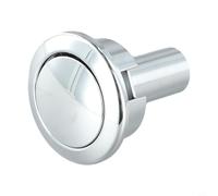 For Siamp Storm 33A Toilet Push Button Flush, Chrome Finis Replacement Toilet Flush Button Fit For Standard Cistern Holes, Ranging From 38mm To 44mm In Diameter(Silver 48mm)