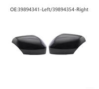 For Side Mirror Cover Cap Set for XC70 XC90 2007-2014 Left Right Wing Mirror Housing Replacement ABS Unpainted OEM 39894341 39894354(PAIR)