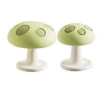 For Silicone Drain Button - PC Material Green Pink Two Pieces, Innovative Replacement Toilet Pulsnte, Mushroom Shape Design | Elegant Button For The Toilet