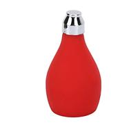 for Silicone, for Empty Spray Powder Bottle - Hairdressing, Talcum, Prickly Heat Powder Use - Red - Squeeze Design