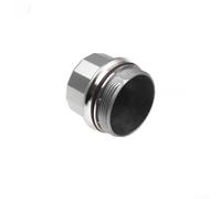 for Silver Oil Filter Housing Cap 27mm Hex Socket for Silver | High-strength engineering plastic, resists high for temps, rubber seal included, silver finish durable