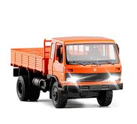For Simulation Truck 1 32 Alloy Sound Light Model Children's Toy Mini Replica Toys(Orange)
