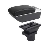 For Skoda For Citigo UP Armrest Box Car Armrest Storage Box Dedicated Retrofit Car Accessories Car Armrest Storage Box(C2 black line 7USB)