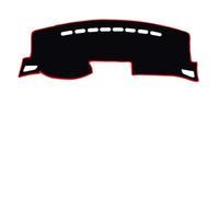 For Skoda For Fabia 3 NJ 2015-2020 Interior Car Dashboard Cover Dash Mat Pad Dashmat Sunshade Carpet Dash Cover Dashboard(LHD Red Edge)