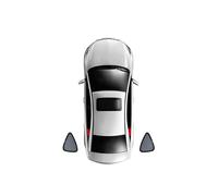 For Skoda For Karoq NU7 2017-2024 Magnetic Car Sunshade Shield Front Windshield Curtain Rear Side Baby Window Sun Shade Visor Car Side Window Sunshades(2PCS Train)