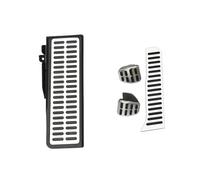 For Skoda For Octavia A5 LHD Car Pedals Foot Rest Pedal Cover Kit Accessories Brake Clutch Pedal Pad Cover(MT WITH REST)