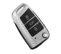 For Skoda For Octavia A7 TPU Carbon Fiber Car Key Case Cover