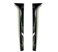 For Skoda For Octavia For Estate 2014-2019 Rear Window Side Spoiler Wing Canard Splitter Gloss Black Pair Spoiler Lip