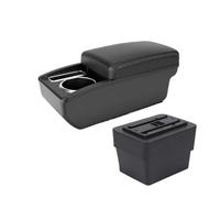 For Skoda For Octavia Mk3 A7 2013 2014 2015 2016 2017 Car Armrest Storage Box Accessories Cup Hold Console Storage Box(A3 Black white NOUSB)