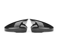 For Skoda For Octavia Mk3 A7 5E 2014 2015-2018 2019 Side Wing Mirror Caps Car Rearview Mirror Covers 2Pcs BLNETU(Carbon Fiber Look)