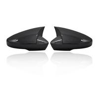 For Skoda For Octavia Mk3 A7 5E 2014 2015-2019 Glossy Black Car Rearview Mirror Covers Side Wing Mirror Caps(Carbon fiber pattern)